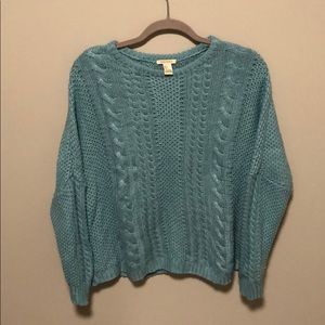 Forever 21 teal sweater
